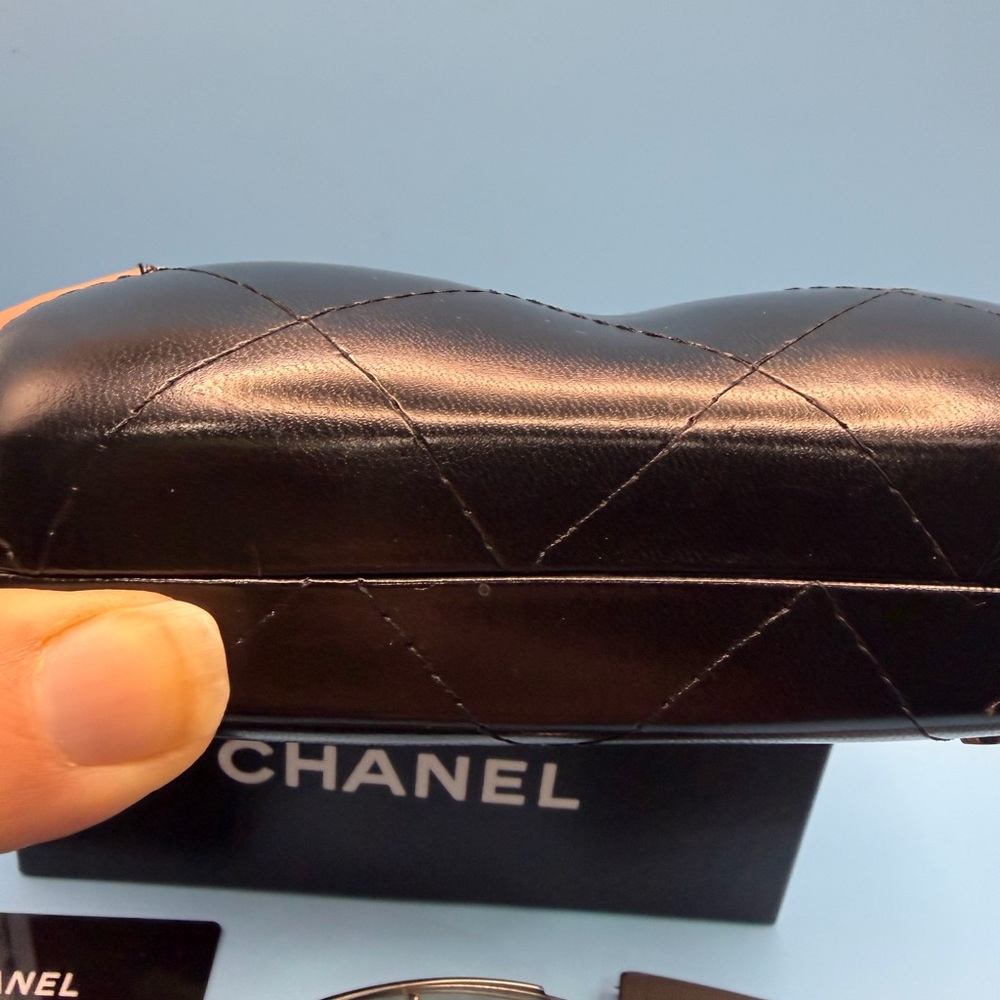 CHANEL Women's Sunglasses Oversized White Frame - Picture 10 of 13